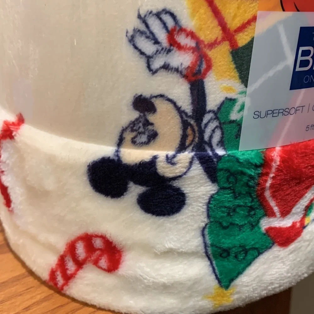 Disney Mickey Mouse oversized plush Holiday Throw